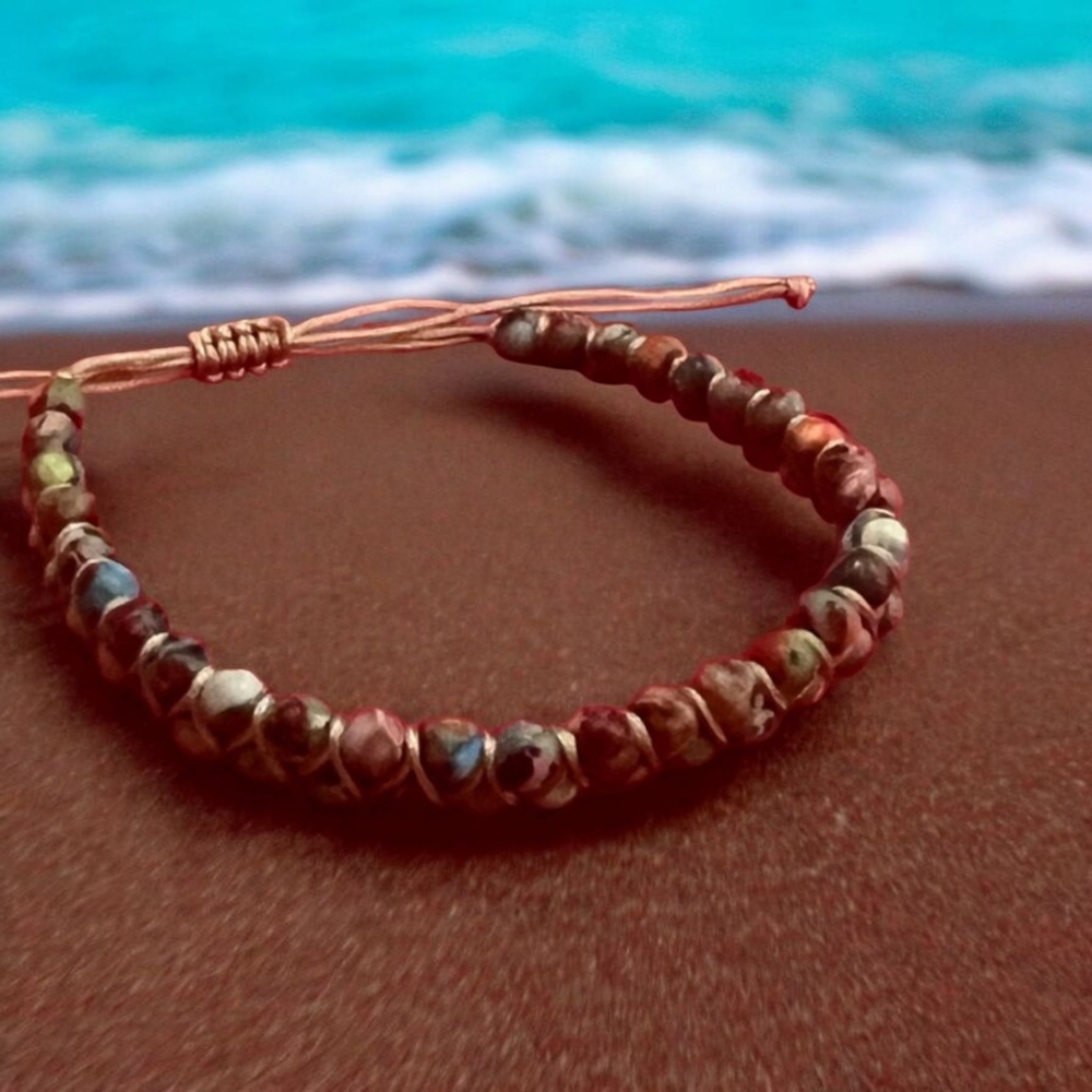 Bohemian Style Colorful Adjustable  Bracelet NIB